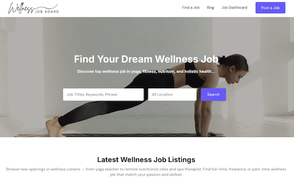 wellness job board